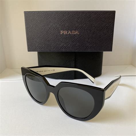 prada conceptual sunglasses|prada white and black sunglasses.